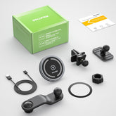 iPhone 16 MagSafe Car Mount Charger with Extended Arm – Grey